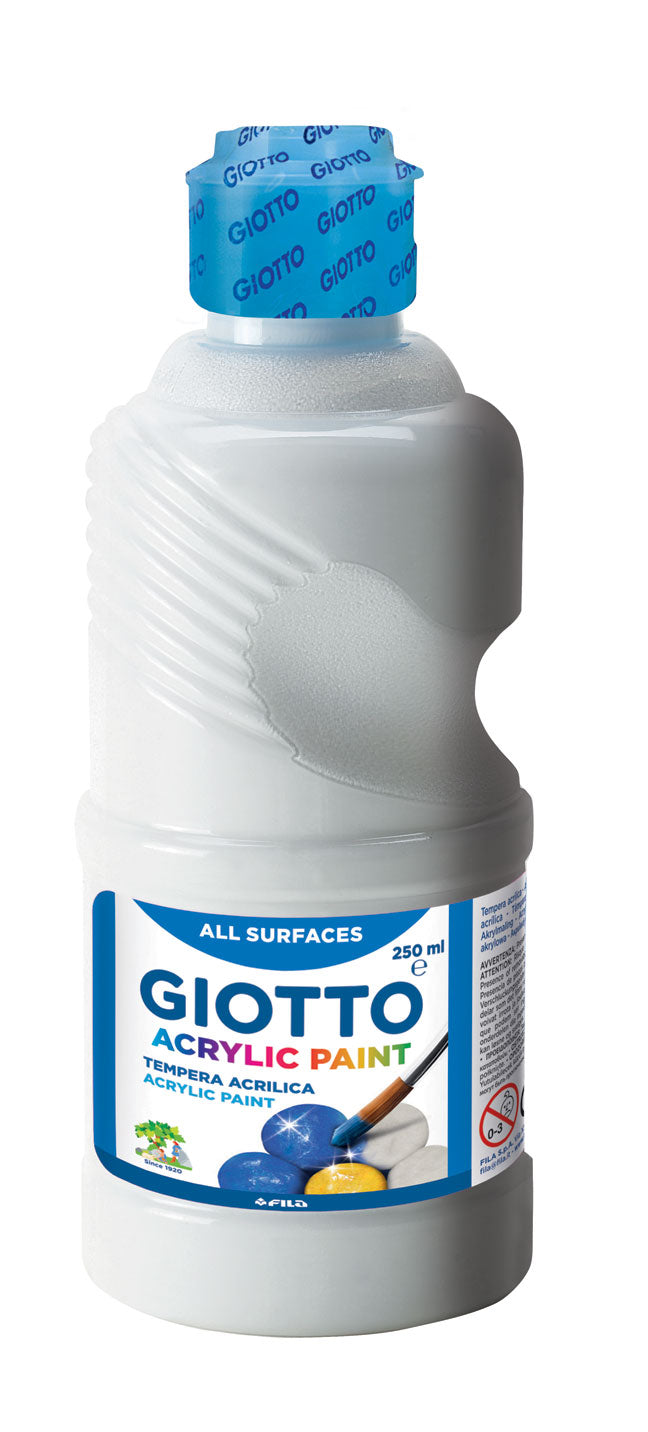Giotto Acrylic Paint 250ml White-534001