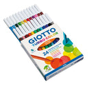 Giotto Fibre Pen 24 Color Turbo-071500