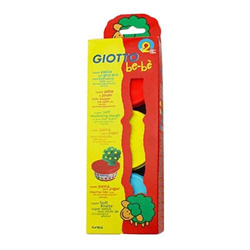 Giotto Be Be Modeling Dough Set Of 3 Colors - 462501