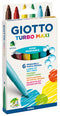 Giotto Fibre Pen 6color Turbo Maxi-453000