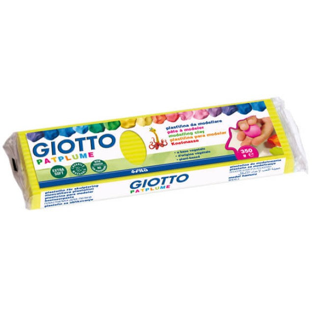 Giotto Patplume Modelling Dough 350g Yellow- 510101