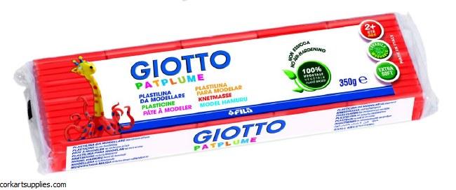 Giotto Patplume Modelling Dough 350g Red- 510102