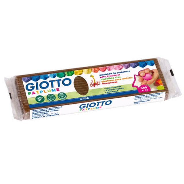 Giotto Patplume Modelling Dough 350g Brown-510106
