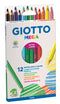 Giotto Color Pencil Mega 12 Color-225600