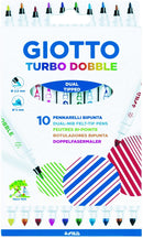 Giotto Turbo Fibre Pen Double 10color-424600