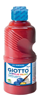 Giotto Acrylic Paint 250ml Red-534008