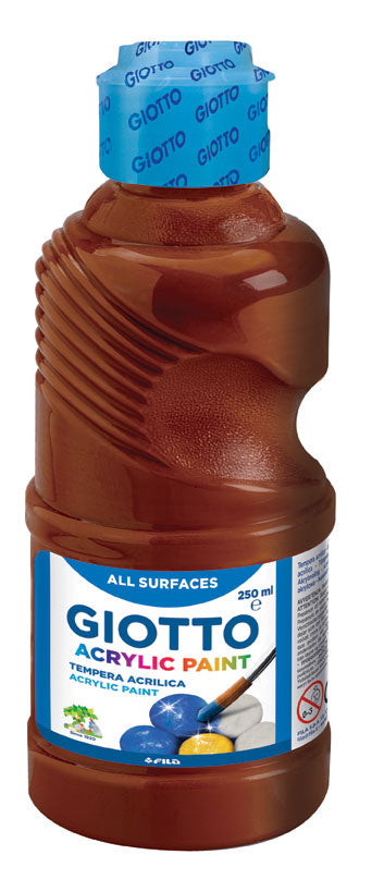 Giotto Acrylic Paint 250ml Brown-534028