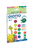 Giotto Patplume Modeling Dough 8x33g Fluo-513200