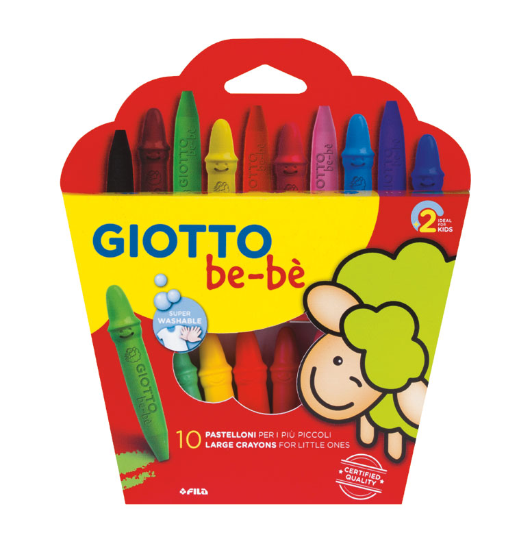 Giotto Bebe Super Crayons Maxi 10color-466800