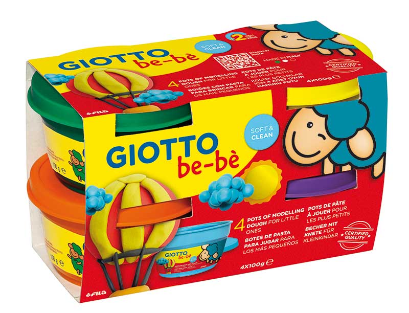 Giotto bebe Super Soft Modelling Dough 4x100g-464903