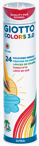 Giotto Color Pencil Colors 3.0 24clr in Metal Case-277000