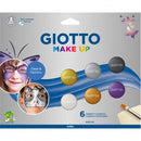 Giotto-Cosmetic Face Paint 6 Color X 5 ml Metalic-476400