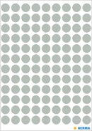 Herma-Vario Sticker Color Dots 8mm Grey-1838