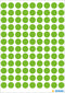 Herma-Vario Sticker Color Dots 8mm Green-1845