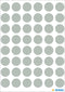 Herma-Vario Sticker Color Dots 13mm Grey-1858