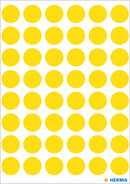 Herma-Vario Sticker Color Dots 13mm Yellow-1861