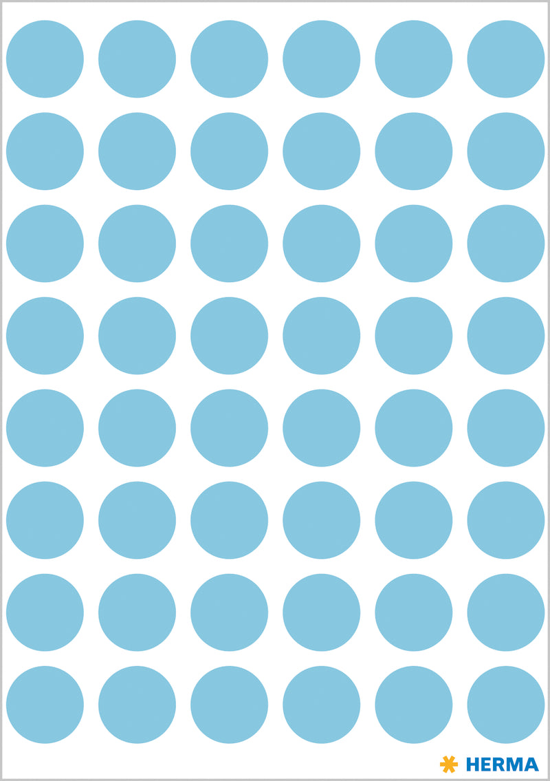 Herma-Vario Sticker Color Dots 13mm Blue-1863