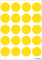 Herma-Vario Sticker Color Dots 19mm Yellow-1871