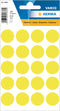 Herma-Vario Sticker Color Dots 19mm Luminous Yellow-1884