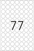 Herma-Multi Purpose Adhesive Labels White 13mm Round-2230