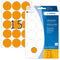 Herma-Multi Purpose Adhesive Labels Lumi Orange 32mm Round-2274