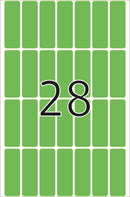 Herma-Multi Purpose Adhesive Labels Green 13x40mm-2365