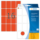 Herma-Multi Purpose Adhesive Labels Red 25x40mm-2452