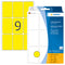 Herma-Multi Purpose Adhesive Labels Yellow 34x53mm-2471