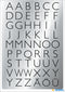 Herma-Vario Sticker A-Z Letters Silver-4133
