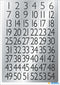 Herma-Vario Sticker Numbers Silver-4134
