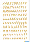 Herma-Vario Sticker A-Z Letters Weatehr Proof Gold Transparent-4152