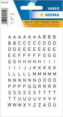 Herma-Vario Sticker A-Z Letters Weatehr Proof Black Transparent-4154