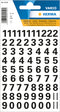 Herma-Vario Sticker Numbers Weather Proof Black 10mm-4159