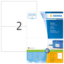 Herma-Premium Label A4 210x148mm White 100 Sheet Pack-4282