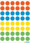 Herma-Vario Sticker Color Dots 13mm Assorted-1851
