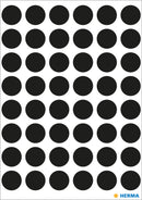 Herma-Vario Sticker Color Dots 13mm Black-1869
