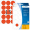 Herma-Multi Purpose Adhesive Labels Round Red 19mm-2272
