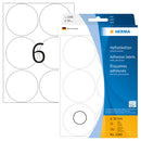 Herma-Multi Purpose Adhesive Labels Round White 50mm-2280