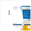 Herma-Transparent Film Labels Matt A4 100 Sheets Pack-4376