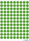 Herma-Vario Sticker Color Dots 8mm Dark Green-1835