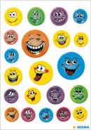 Herma-Magic Sticker Smiley Faces Embossed-6153