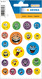 Herma-Magic Sticker Smiley Faces Embossed-6153