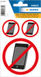 Herma-Vario Sticker No Mobile Phones-5784