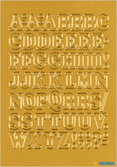 Herma-Vario Sticker A-Z Letters Gold 12mm-4183