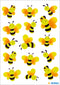 Herma-Magic Sticker Bees Neon-6038