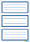Herma-Vario School Name Labels 76x35mm Blue Frame-5798