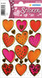 Herma-Decor Sticker Hearts Gold Embossed-3618