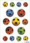 Herma-Magic Sticker Colored Soccer Balls-6251