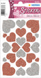 Herma-Magic Sticker Hearts Glittery-6387