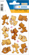 Herma-Magic Sticker Bears With Hearts Sponge-6399